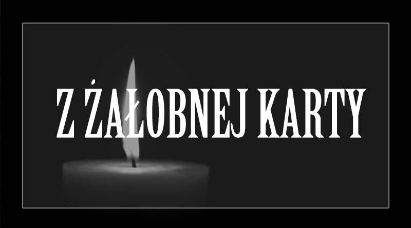 Z żałobnej karty-zmarł mgr inż. arch. Andrzej Szustkiewicz